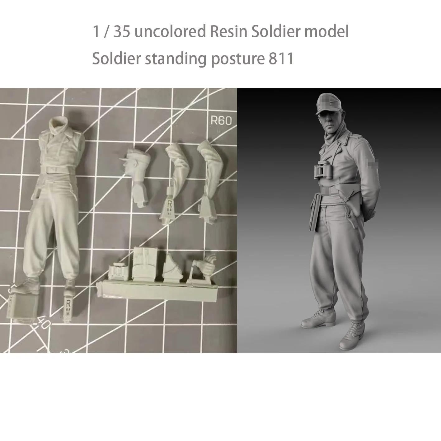 1 / 35 uncolored Resin Soldier    ڼ 811